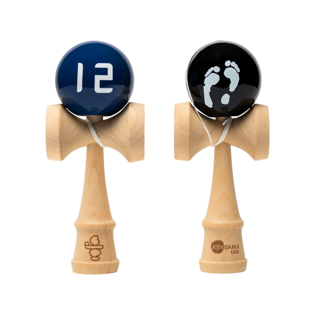 Kendama usa din Lemn 19 cm, cu Minge Lucioasă