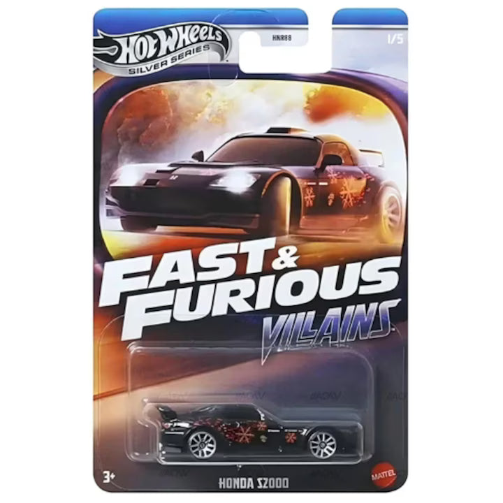Hot Wheels, Fast & Furious, Honda S2000, masina Silver